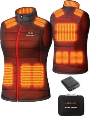 heated vest and heated jacket for women