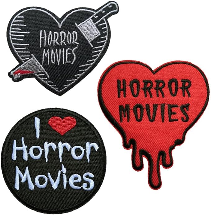 i love horror movies patch