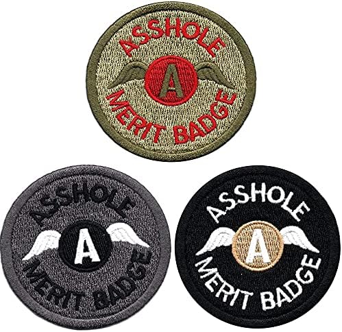 asshole merit badge - patch