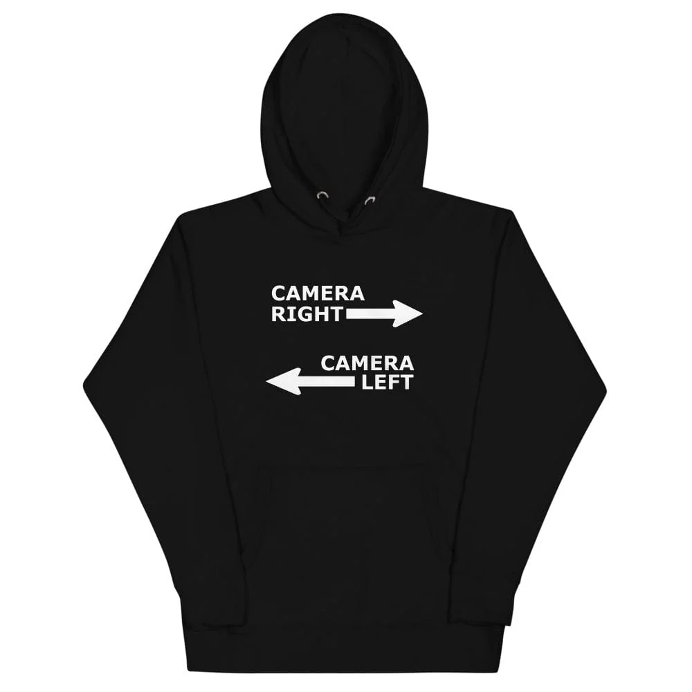 camera right camera left hoodie