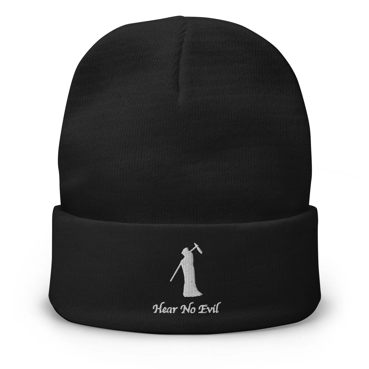 hear no evil sound beanie