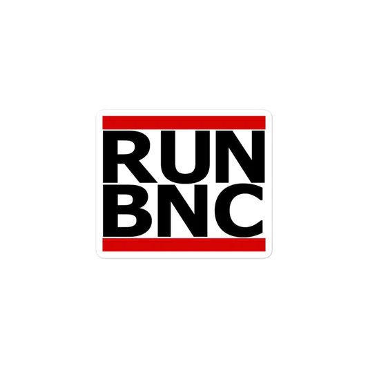 RUN BNC Sticker